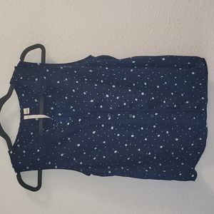 Lauren Conrad Sleeveless Botton Down Blouse (S)